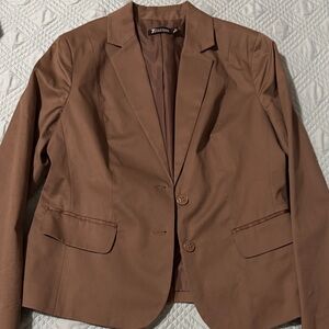 Elegant Brown Blazer by New York & Company